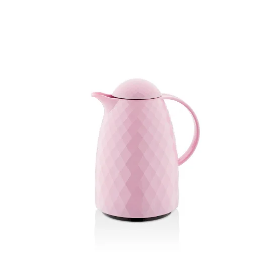 Northcity 1 Lt Akrilik Soft Pembe Çay Termosu - 12 Saat Sıcak 24 