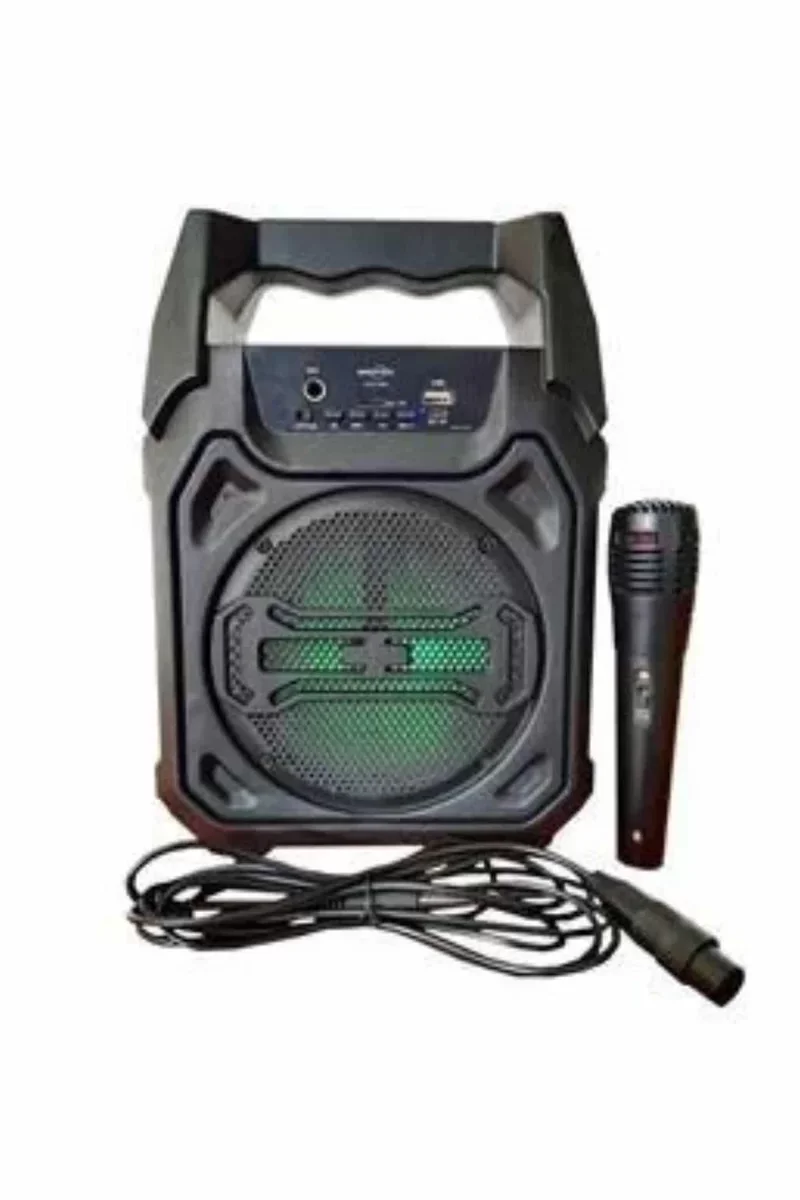 10W Güçlü Ses Performanslı Bluetooth Karaoke Hoparlörü - Kablosuz ve Uzun Süreli Etkinlikler İçin