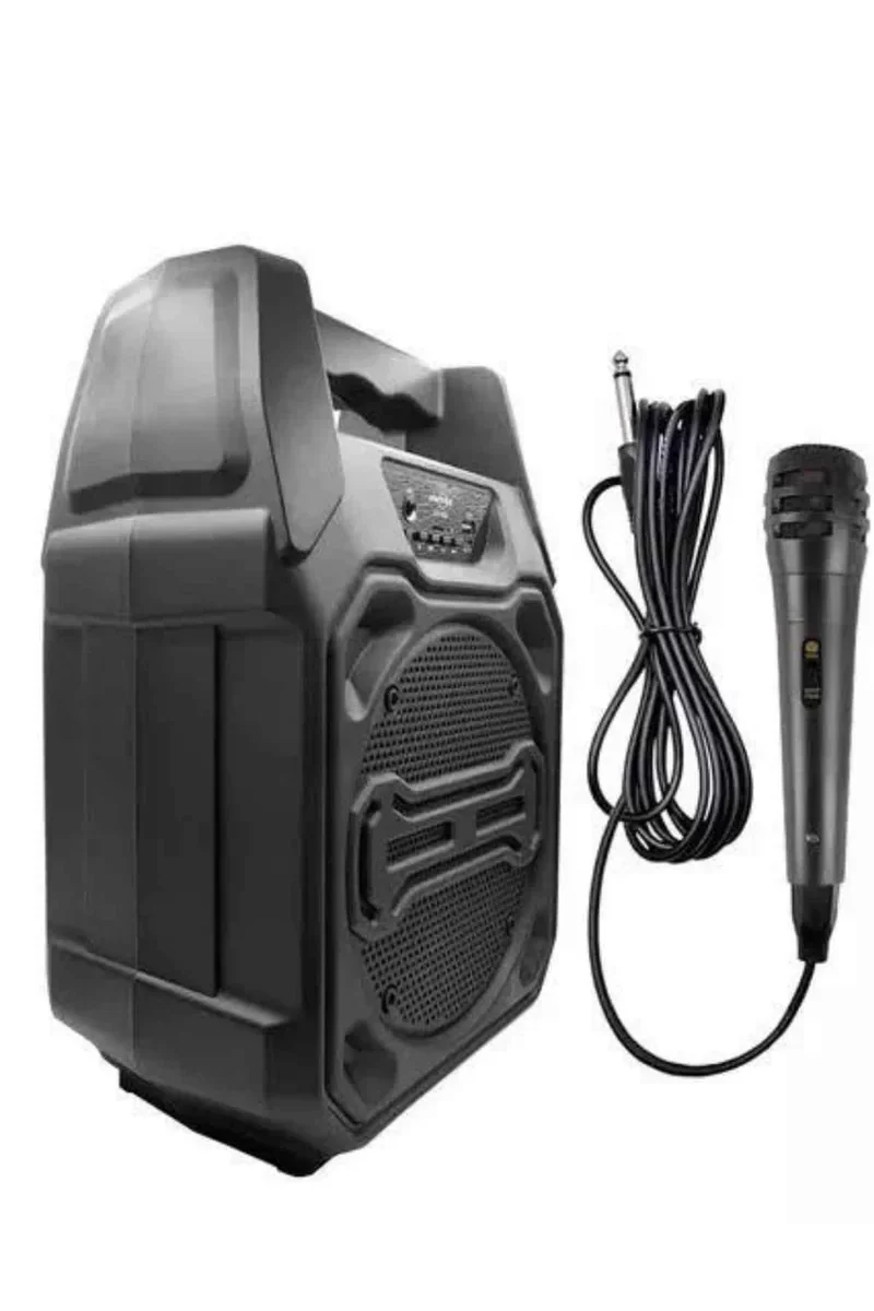 10W Güçlü Ses Performanslı Bluetooth Karaoke Hoparlörü - Kablosuz ve Uzun Süreli Etkinlikler İçin
