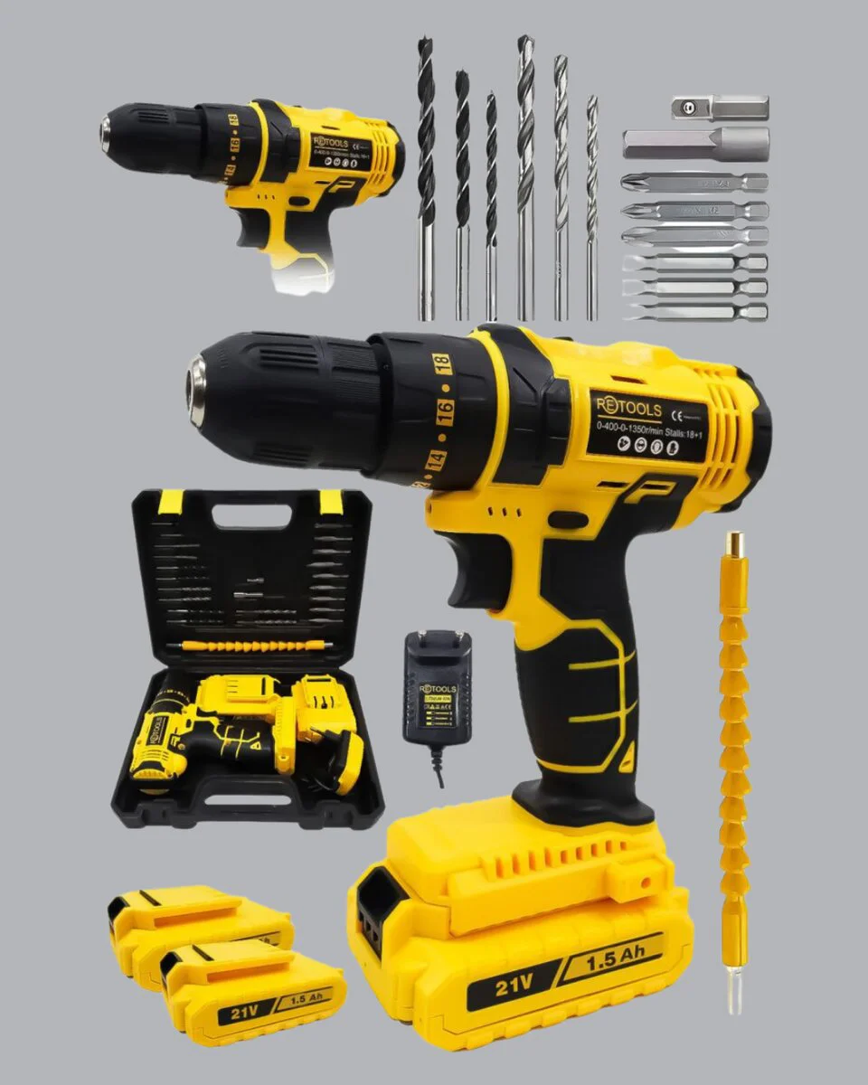 12V Akülü Matkap – Ergonomik Tasarım ve Yüksek Performanslı Elektrikli Matkap