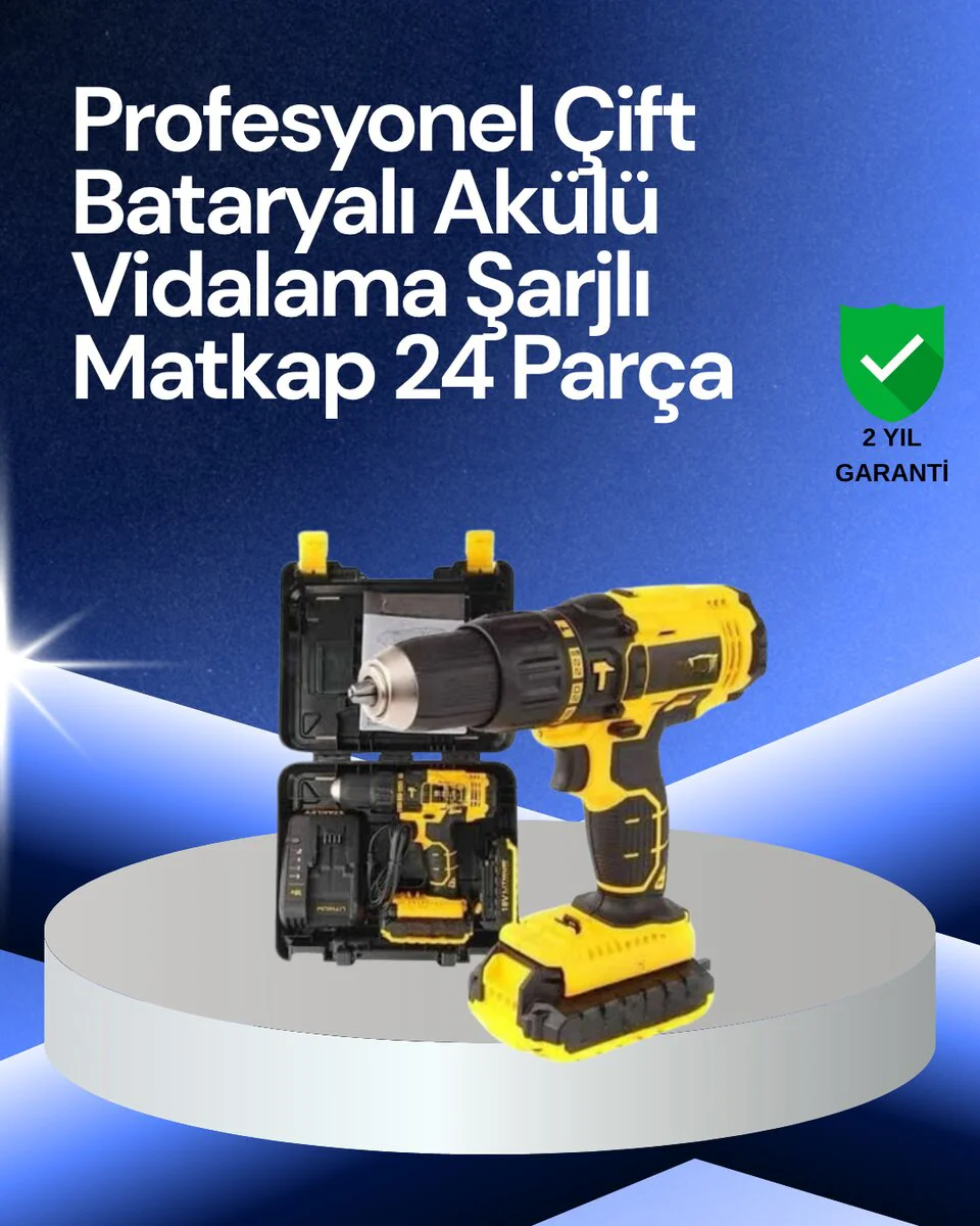 12V Akülü Matkap – Ergonomik Tasarım ve Yüksek Performanslı Elektrikli Matkap