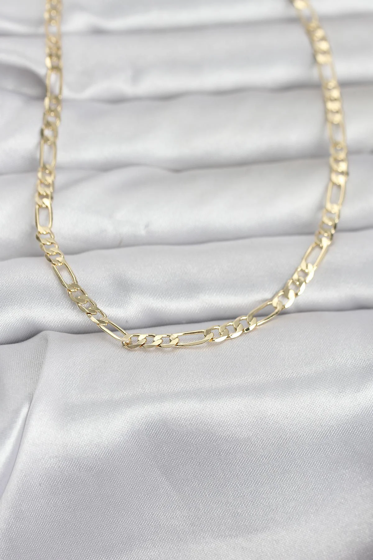 14K Gold Kaplama Kuşgözü Zincir Model 60 cm Kadın Kolye