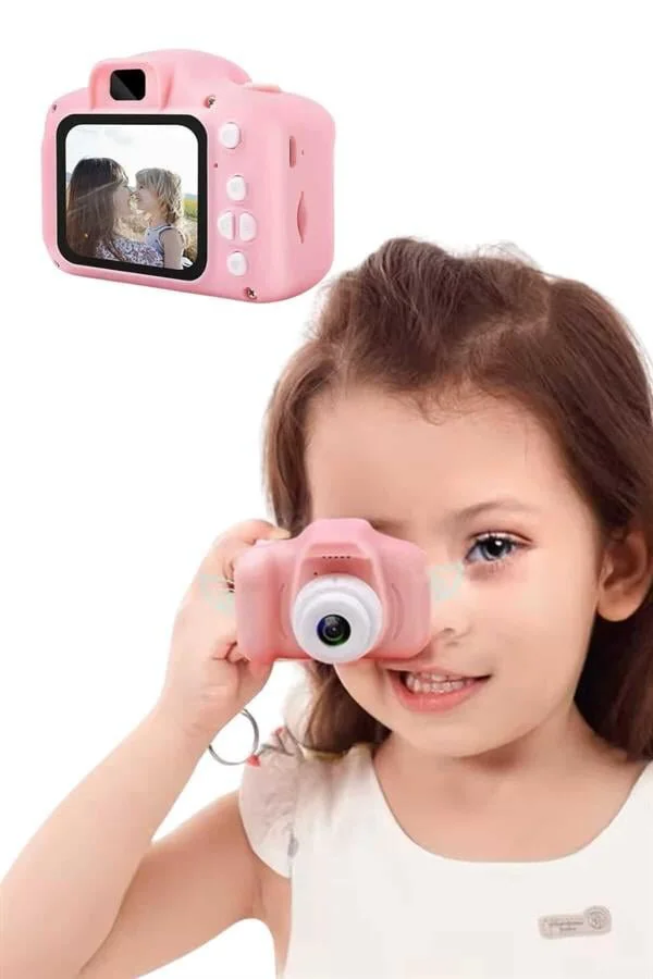 2.0 Inç Ekran Mini 1080p HD Çocuk Kamera Dijital Fotoğraf Makinesi - 8MP ve 32GB Desteği