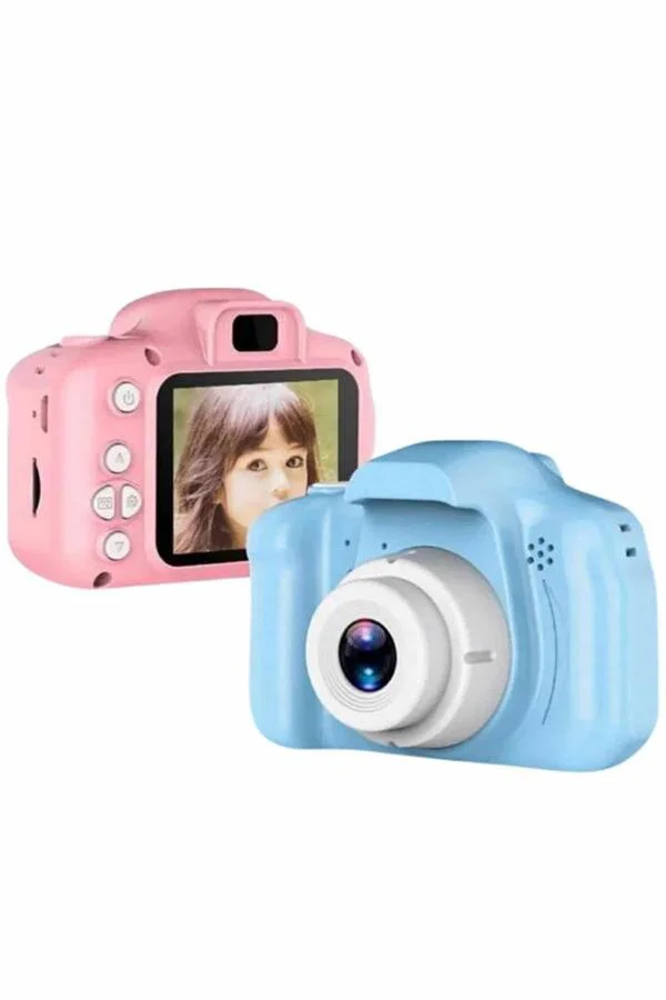 2.0 Inç Ekran Mini 1080p HD Çocuk Kamera Dijital Fotoğraf Makinesi - 8MP ve 32GB Desteği