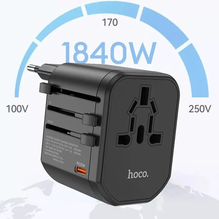 20W 3-Port PD QC 3.0 Evrensel Seyahat Şarj Cihazı - Hızlı Şarj Aleti