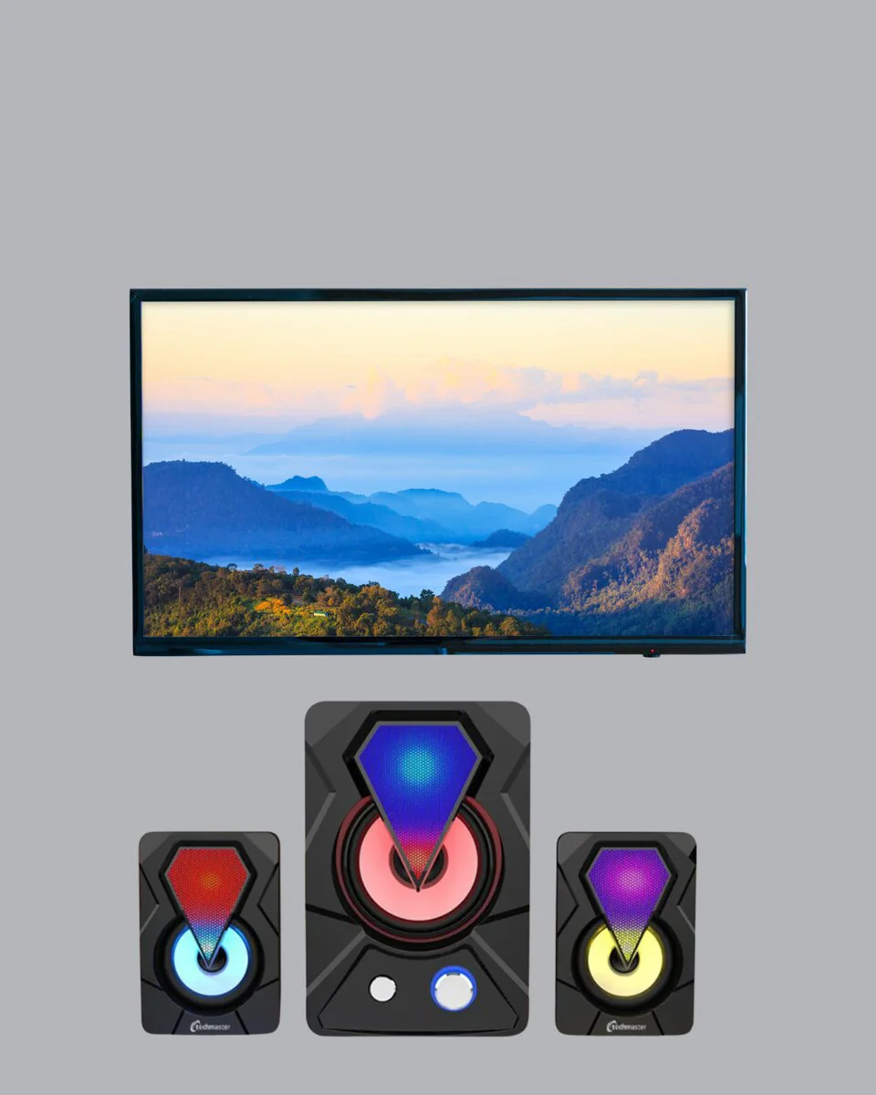 2.1 USB Bağlantılı Oyun Hoparlörü - RGB LED Işıklı, 9W Güçlü Ses