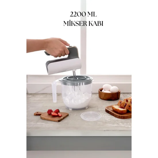 2200 Ml Mikser Kabı Yeşil - Pratik Ölçü ve Saklama Kutusu