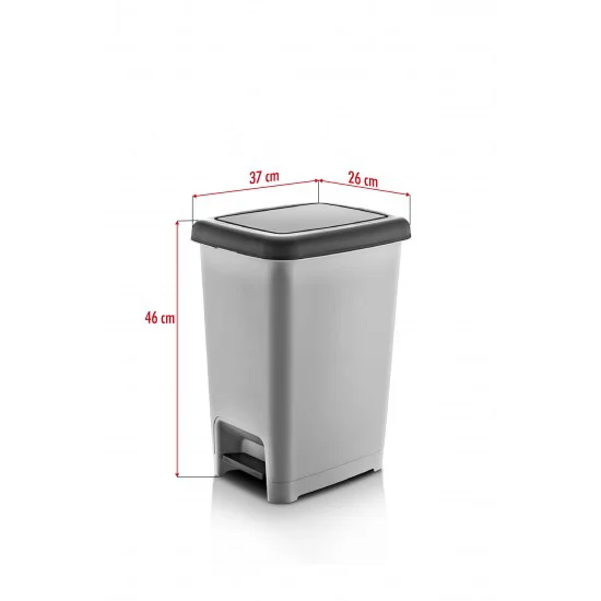 25 Litre Basmalı Çöp Kovası - Hijyen ve Pratiklik İçin Mükemmel Çözüm