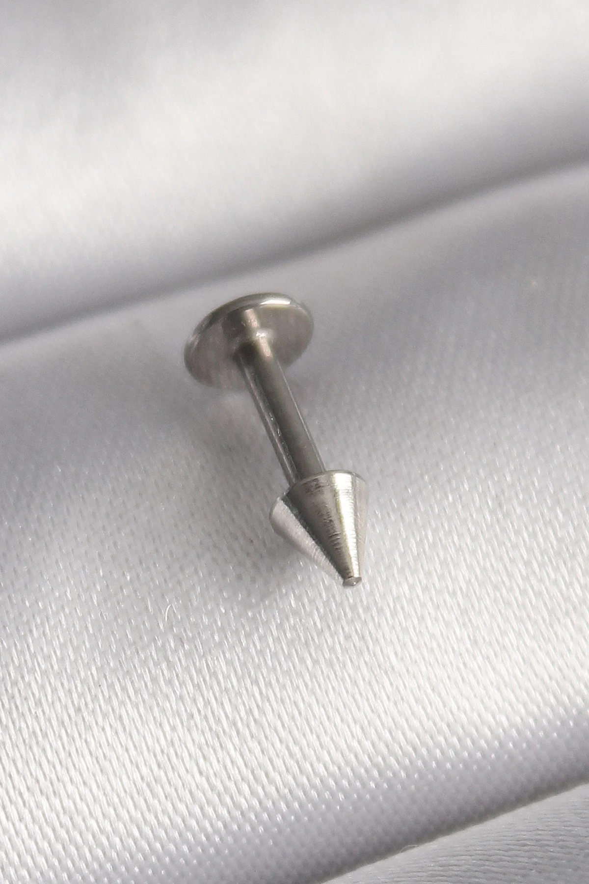 Northcity 316L Çelik Gümüş Renk Çivi Model Piercing - Paslanmaz v