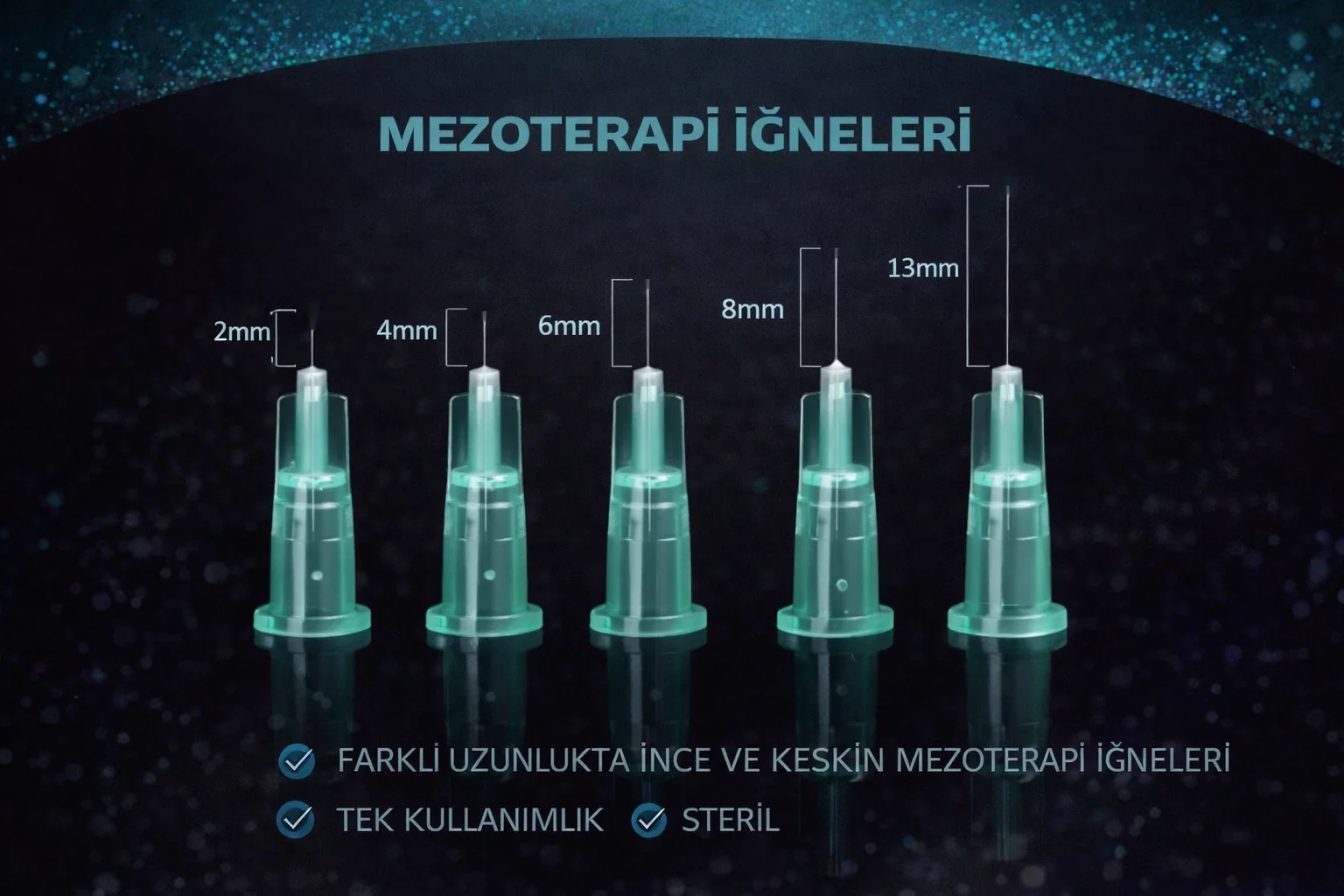 32G Mezoterapi Steril Enjeksiyon İğnesi 100 Adet - 6MM İnce Uçlu Medikal Kullanım İçin En İyi Çözüm