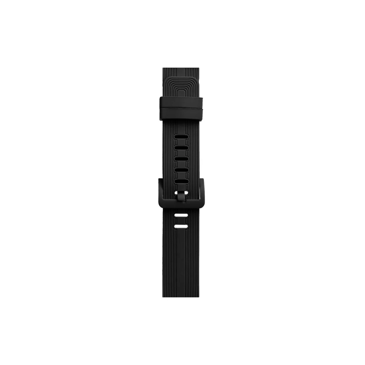 Northcity 38mm KR408 Çizgili Silikon Kordon - Siyah