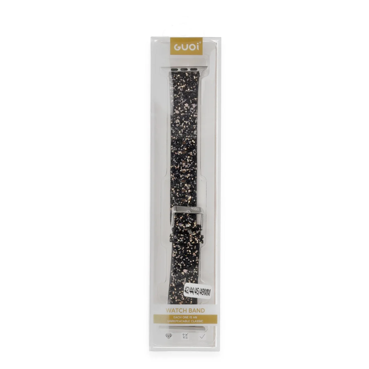 Northcity 38mm Starry Taşlı Kordon Siyah Kol Saati - Şık ve Modern Tasarım