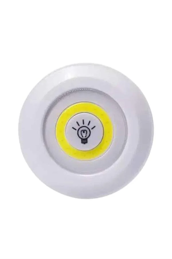 Northcity 3'lü Uzaktan Kumandalı Yapışkanlı Led Spot Lamba - Kabl