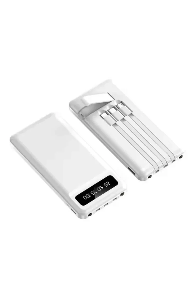 4 Çıkışlı 20.000 mAh Powerbank - Kompakt, Yüksek Kapasite ve Hızlı Şarj Cihazı