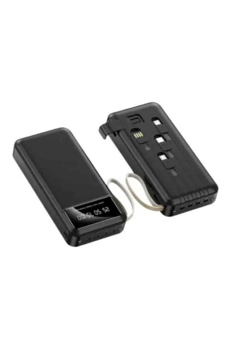 4 Çıkışlı 20.000 mAh Powerbank - Kompakt, Yüksek Kapasite ve Hızlı Şarj Cihazı
