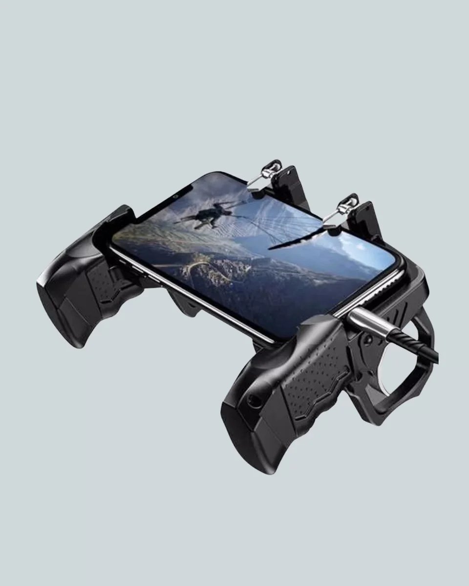 4 Parmak Destekli Mobil Gamepad Tetikli Oyun Kontrolcüsü - FPS ve Aksiyon Oyunlarında Performansı Yükseltin