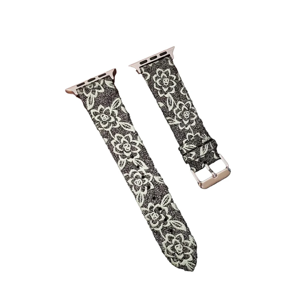 Northcity 42mm Creeper Desenli Siyah Kordon - Şıklık ve Konforun Mükemmel Buluşması