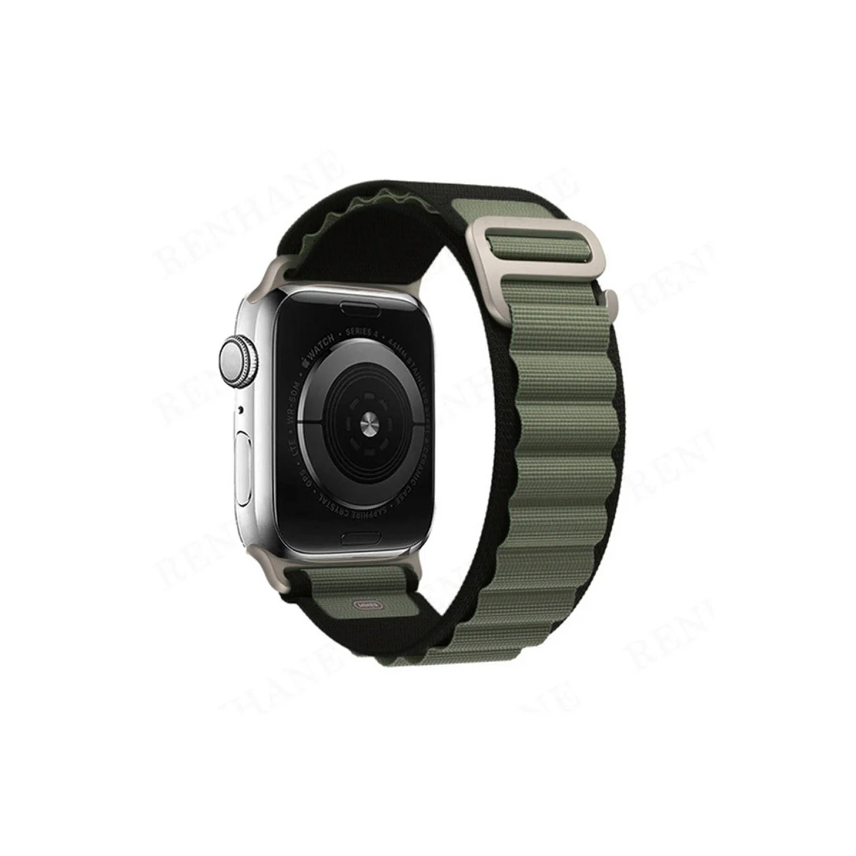 Northcity 42mm Mountain Spor Kordonlu Saat - Siyah Yeşil, Dayanıklı ve Rahat