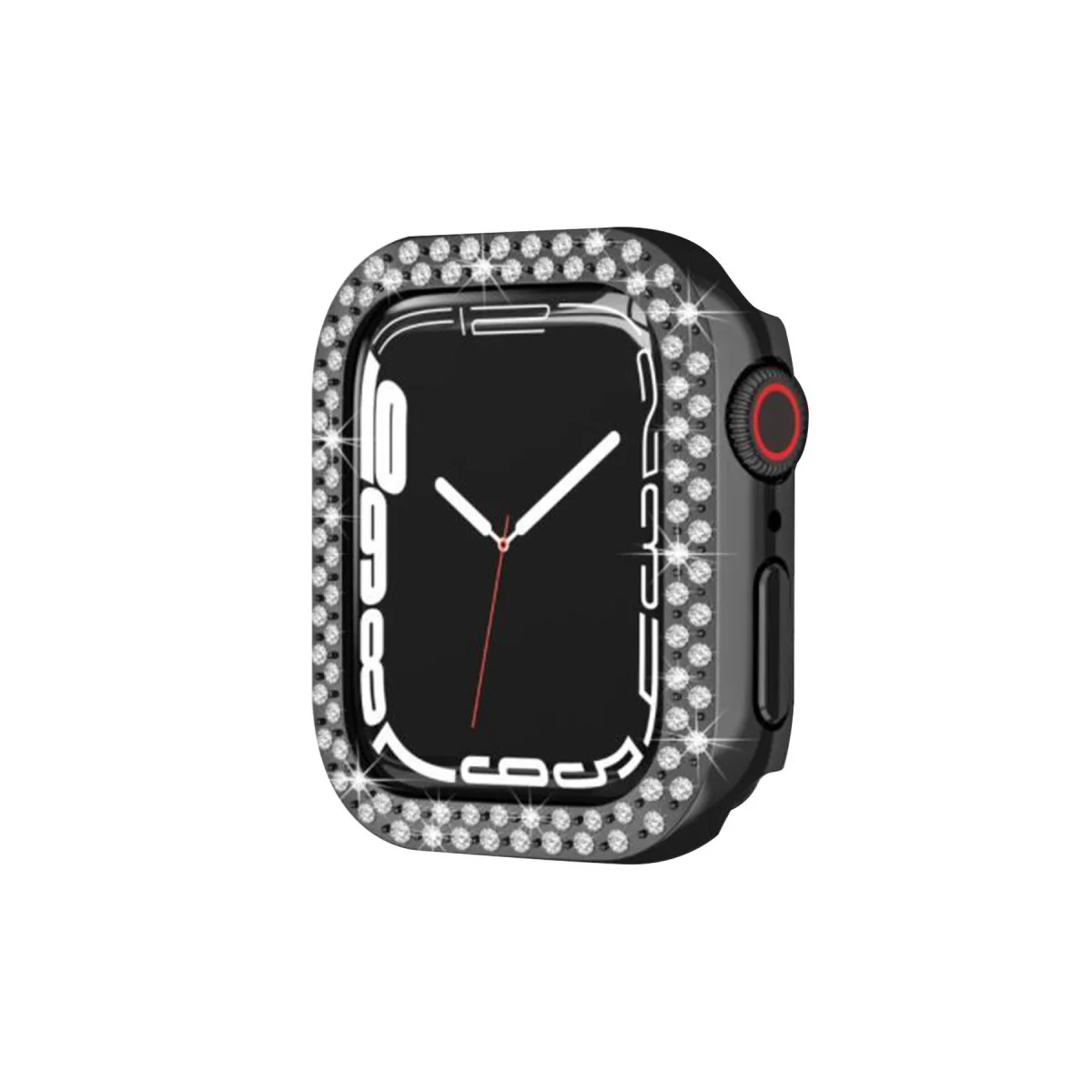Northcity 42mm Taşlı Kasa Siyah Saat – Modern Tasarım ve Ekran Koruma