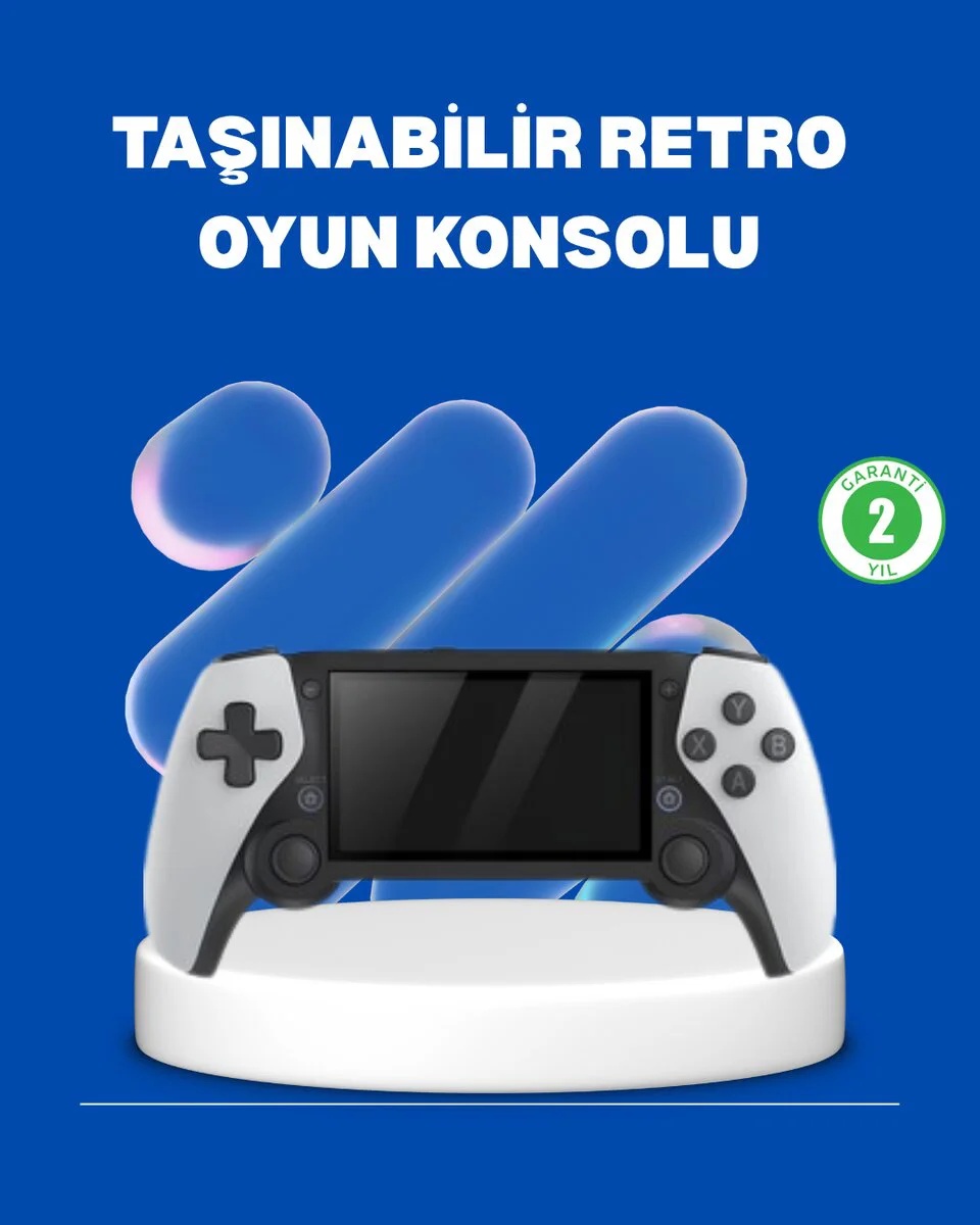 Northcity 4.3” Retro Oyun Konsolu - Taşınabilir 64GB Emülatör Cih