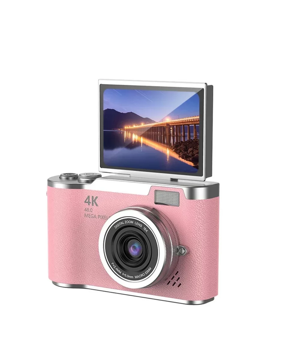 48 MP Dijital Kamera Flip Screen Selfie Vlog Kamerası - Yeni Nesil