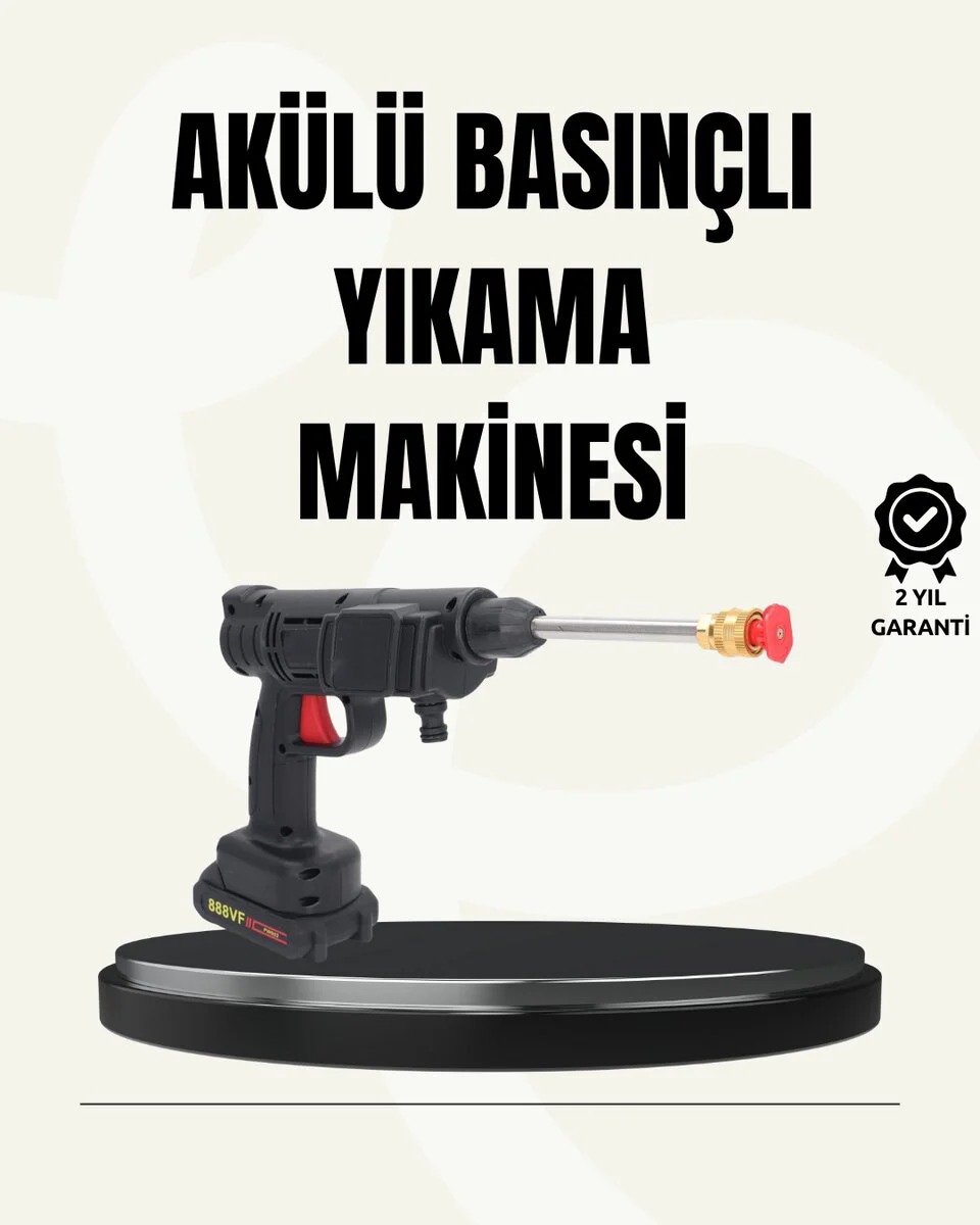 Northcity 48V Şarjlı Basınçlı Yıkama Makinesi - Kablosuz Su Taban