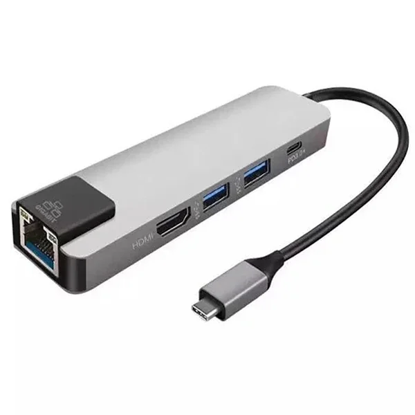 Northcity 5in1 Type-C Hub - 4K HDMI Gigabit Ethernet USB 3.0 Mult