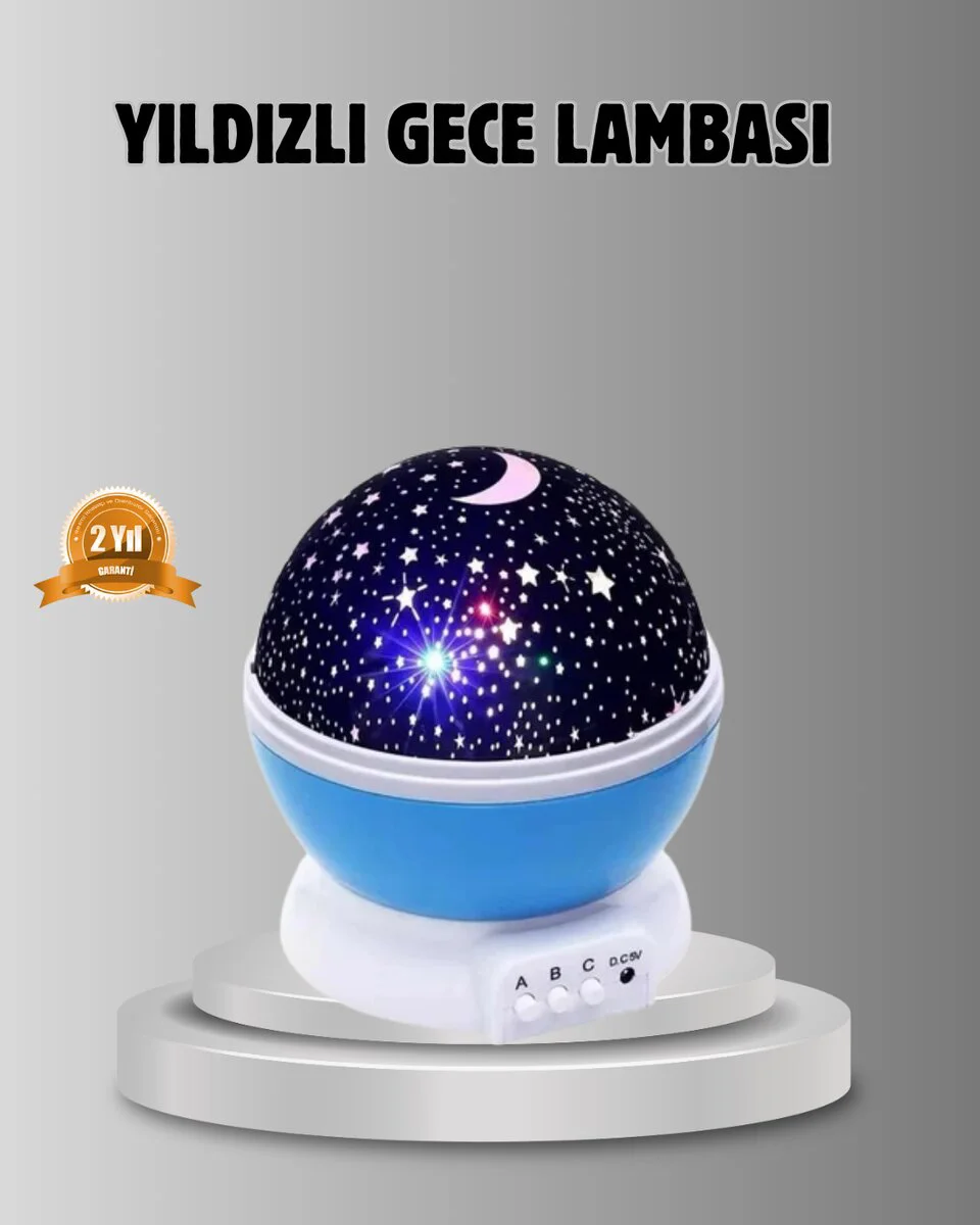 6 Modlu Çocuk Gece Lambası - Renkli LED Masal Işığı, Enerji Tasarruflu ve Güvenli