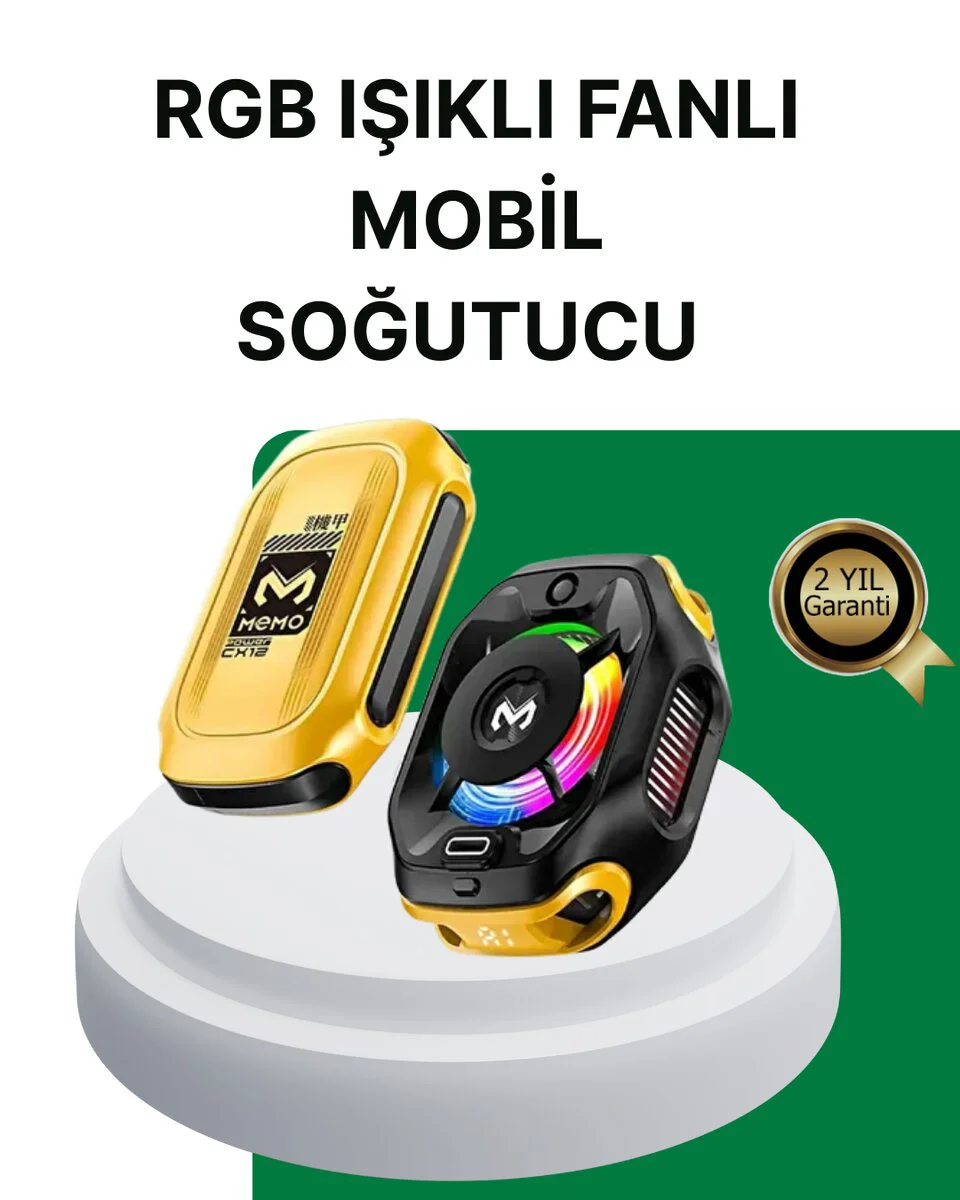 Northcity 7 Kanatlı Vortex Fanlı Akıllı Telefon Soğutma Aparatı -