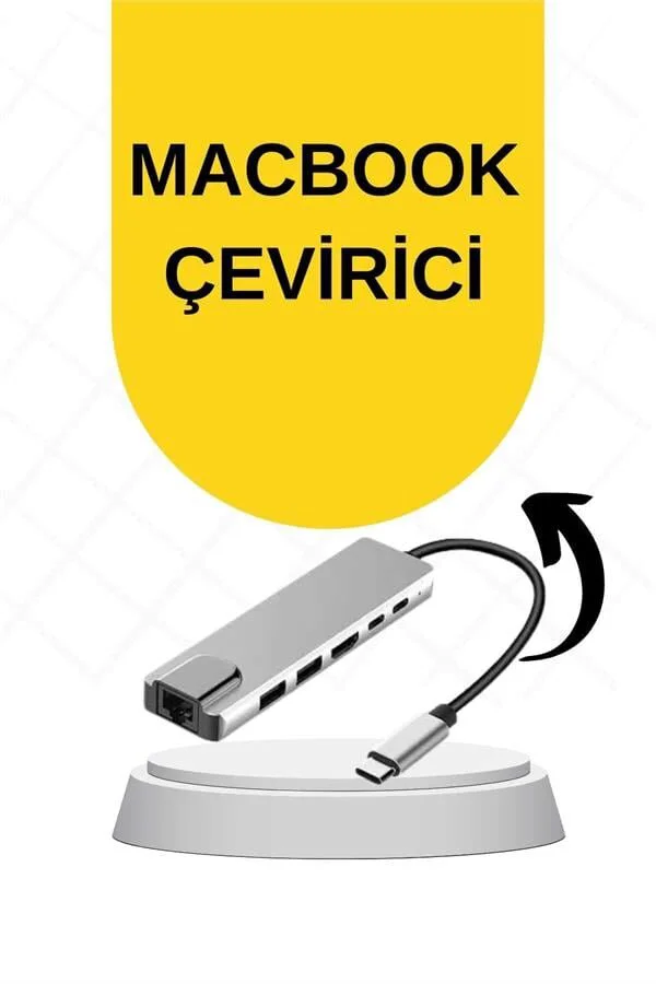 Northcity 8-in-1 USB Type-C Hub - MacBook Pro/Air Uyumlu HDMI, US