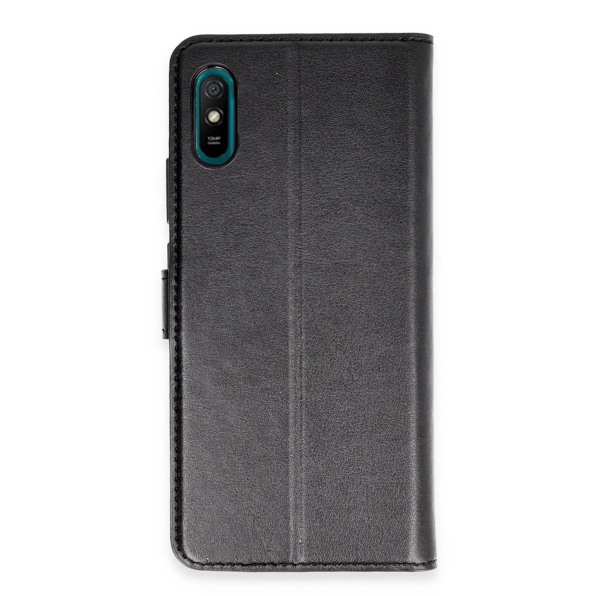 Northcity 9A Kılıf Trend S Plus Kapaklı Kılıf - Siyah Standlı ve İşlevsel Telefon Kılıfı