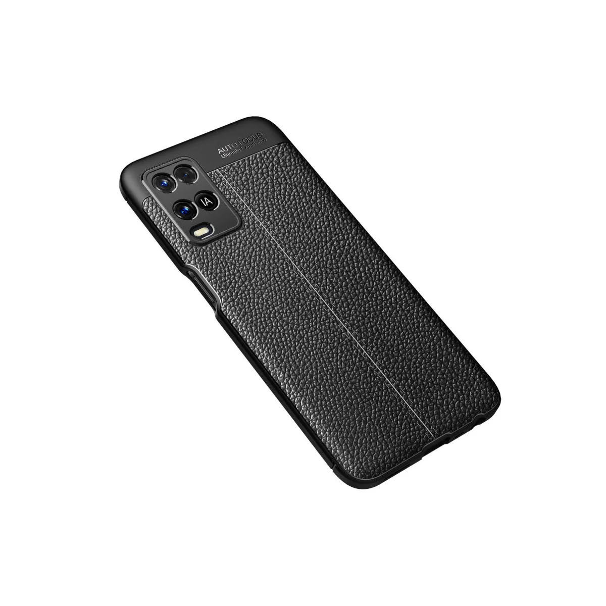 Northcity A54 4G Auto Focus Siyah Deri Dokulu Kılıf - Yüksek Darbe Koruması ve Premium Tasarım