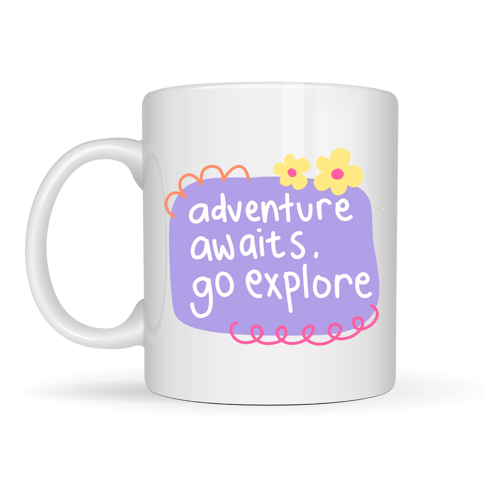 Northcity Adventure Awaits Go Explore Porselen Kupa - Motivasyon 
