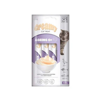 Northcity Ageing 6+ Krema Kedi Ödül Maması 4x15 Gr - Taze Lezzet, Kedi Severler İçin Mükemmel Seçenek