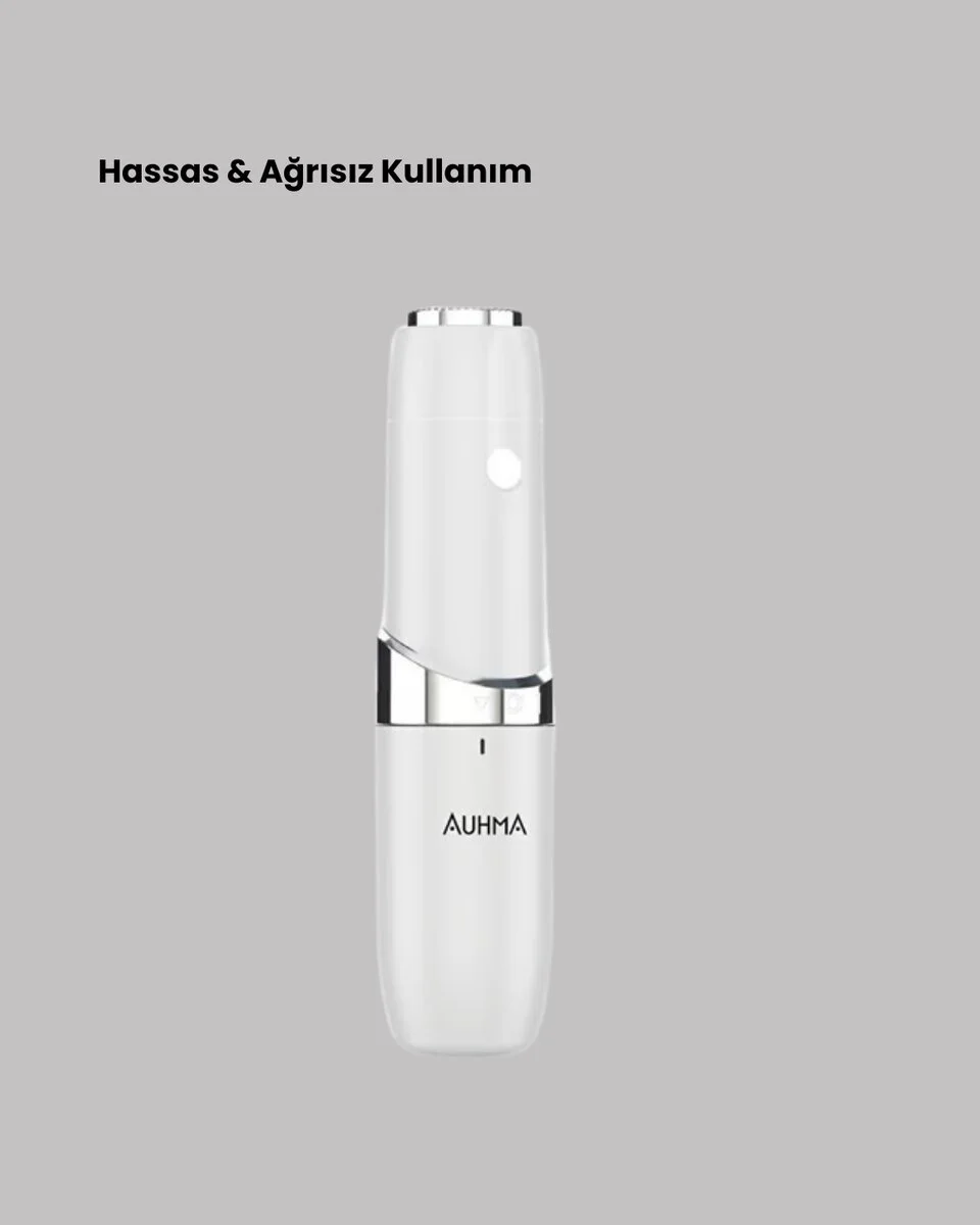 Ağrısız Yüz Tüy Temizleme Aleti - Kompakt Tasarım ve LED Işık Destekli Epilasyon