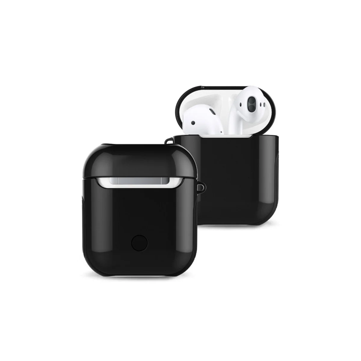 Northcity Airpods 2 (2. Nesil) 3in1 Kılıf - Askılı Çanta Kılıfı, Siyah