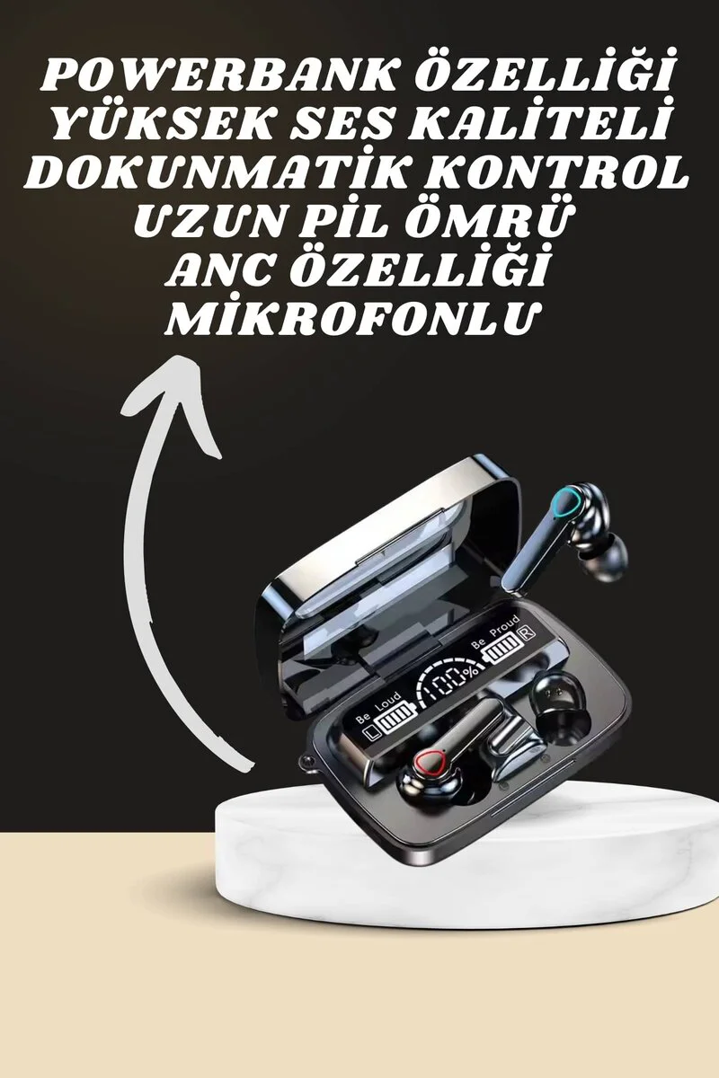 Northcity Akıllı Saat ve M19 Bluetooth Kulaklık Paketi - 7 Kordon