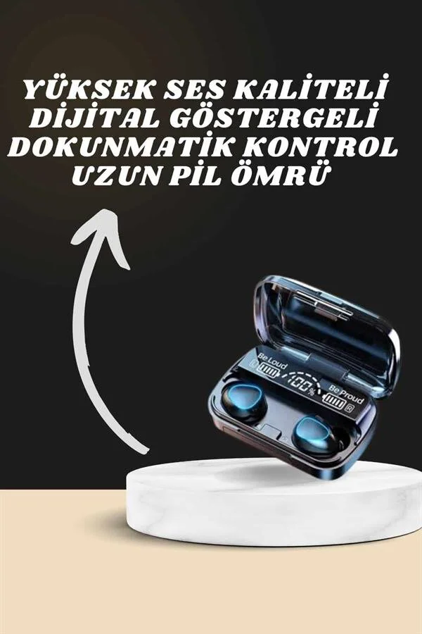 Akıllı Saat ve Bluetooth TWS Kulaklık Seti - Nabız Ölçer, Uzun Pil Ömrü, Su Geçirmez