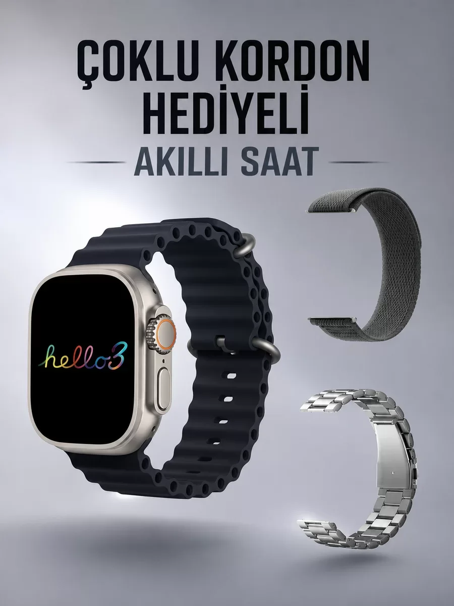 Akıllı Saat Yeni Nesil - Bluetooth GPS, Sağlık Takibi, NFC ve Uyku İzleme