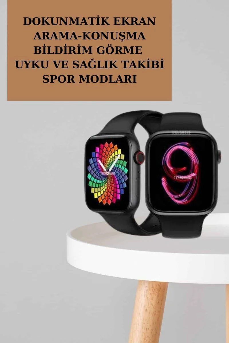Akıllı Saat ve Bluetooth Kulaklık Seti - ANC Gürültü Engelleme, Spor Sağlık Takibi ve Powerbank