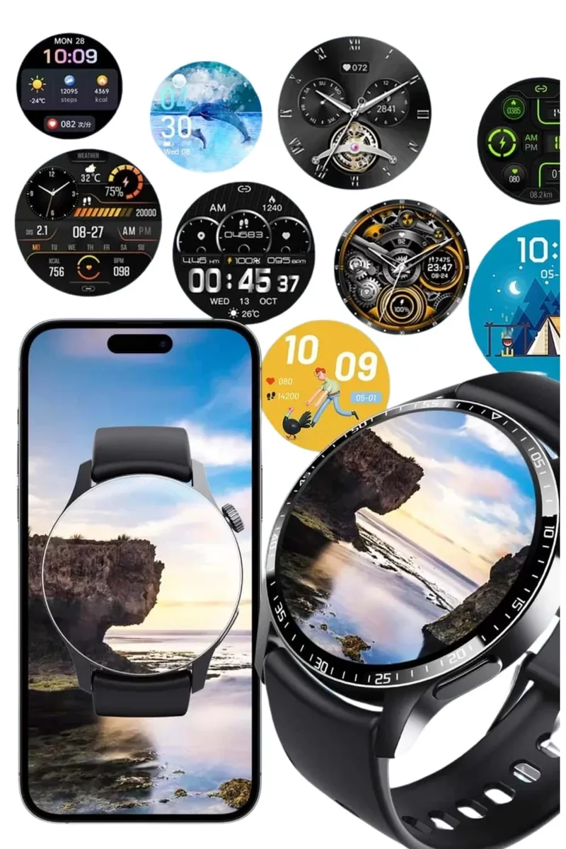 Akıllı Saat - Amoled Ekran, Sağlık Takibi ve Uyku Analizi