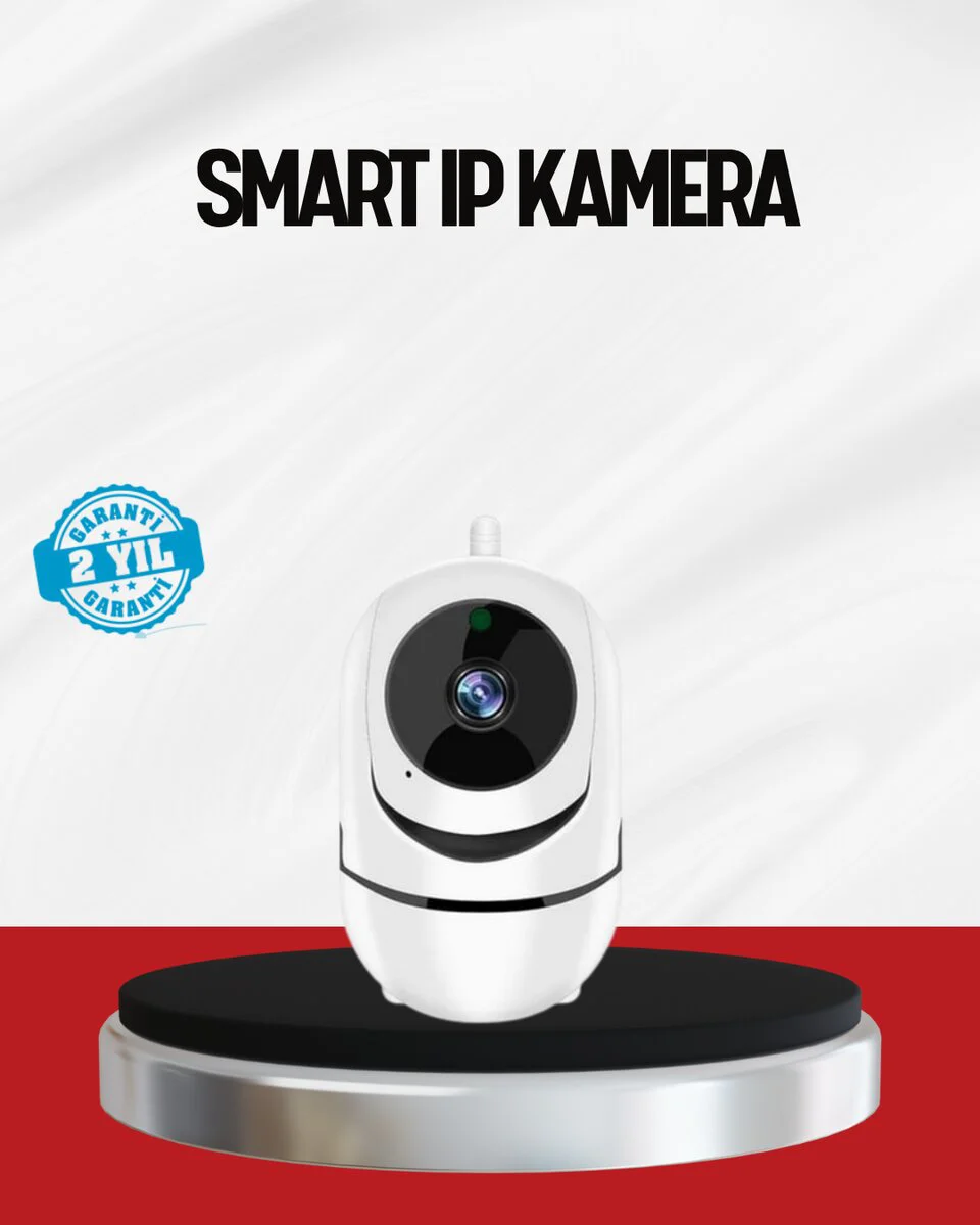Akıllı Telefon Uyumlu Gece Görüşlü Güvenlik Kamerası - 360 Panoramik Kapsama
