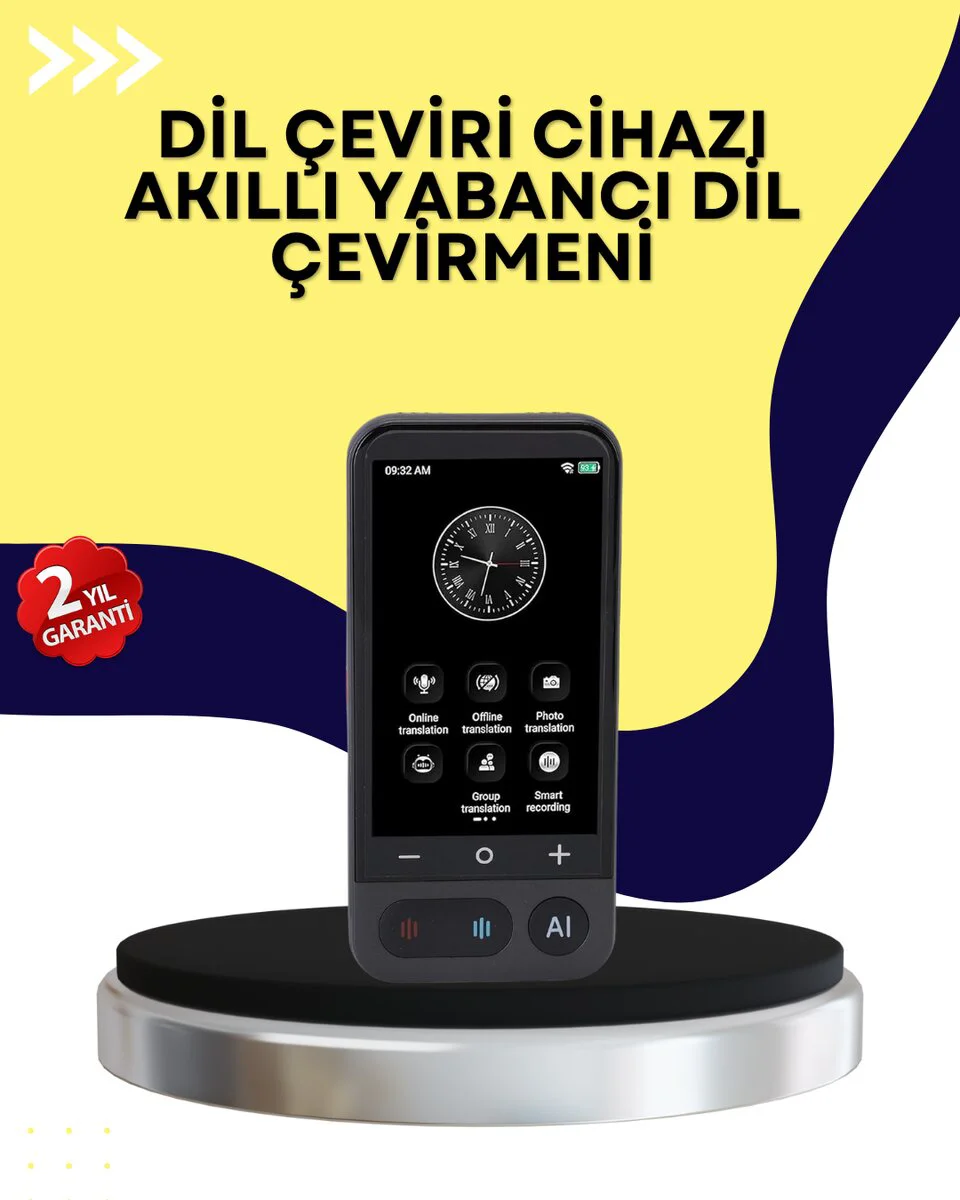 Northcity Akıllı Tercüman Cihazı - 139 Dilde Fotoğraf & Konuşma Ç
