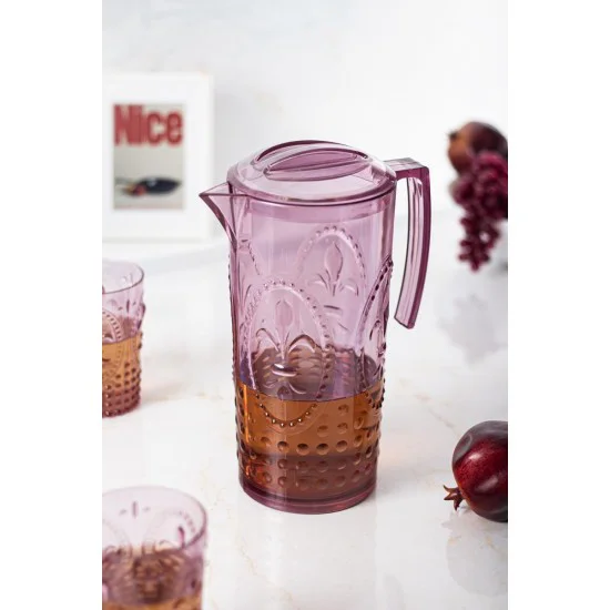 Northcity Akrilik Magic 2,3 Lt Mürdüm Sürahi - Kırılmaz, Şık ve B