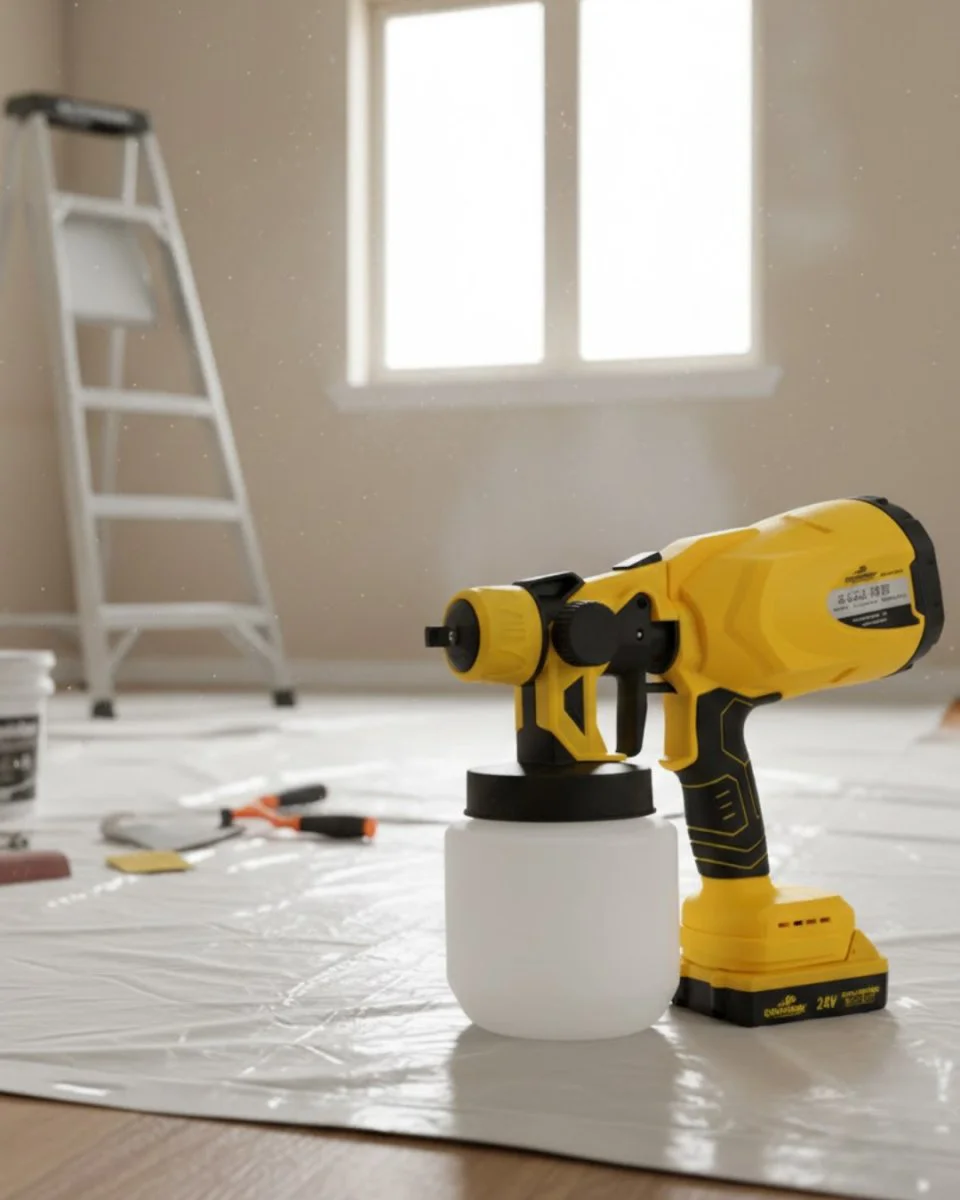Northcity Akülü Boya Püskürtme Tabancası: Ayarlanabilir Sprey ve 