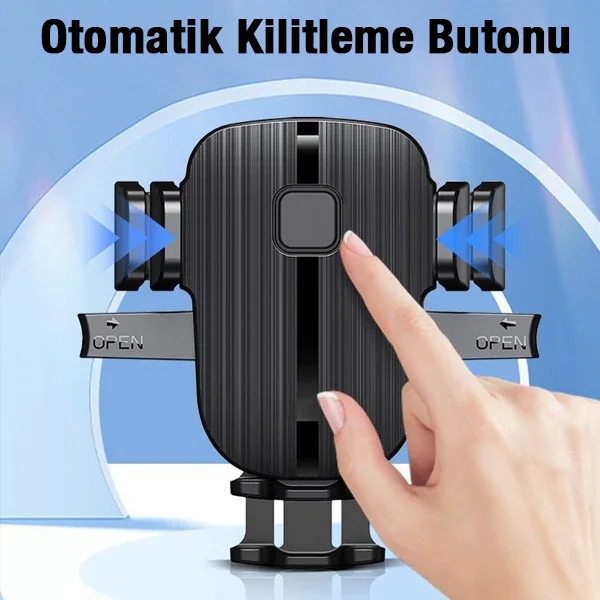 Ally B073 Hava Menfeşi Telefon Tutucu - Manyetik Araç İçi Telefon Askısı