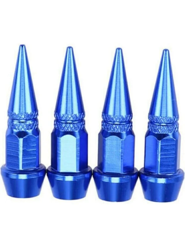 Northcity Alüminyum Sivri Sibop Kapağı 45mm Mavi 4'lü Paket - Her