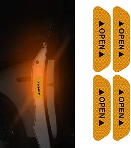 Northcity Araba Kapı Açık Uyarı Reflektörü Etiket Sticker 4'lü 9.