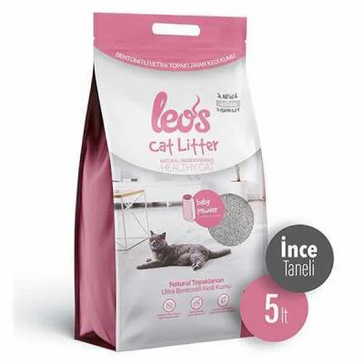 Northcity Baby Powder Kokulu İnce Taneli Kedi Kumu - Hijyenli ve 
