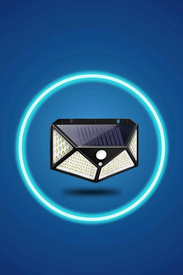Bahçe Lambası - Sensörlü Suya Dayanıklı 100 LED Güneş Enerjili Aydınlatma